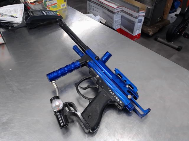 Gun a paintball bleu