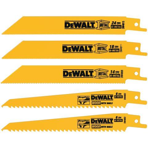 5pc reciprocating saw blades