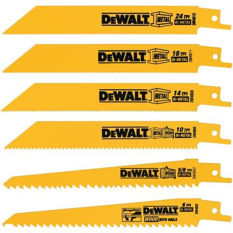 5pc recirpocating saw blades