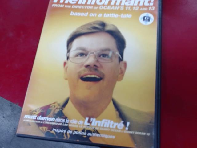 Matt damon is the informant !