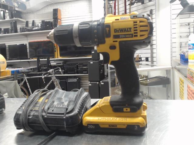 Drill dewalt + batt +charg