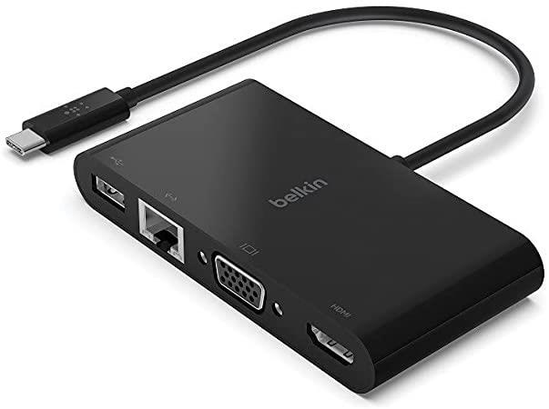 Usb-c multimedia + charge adapter