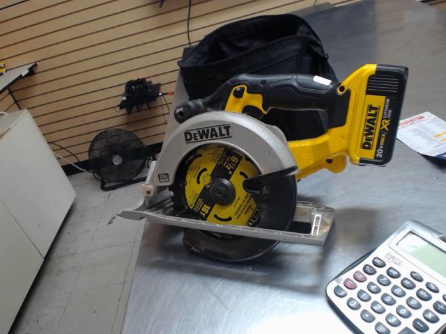 Scie ronde dewalt 20volt marquer js