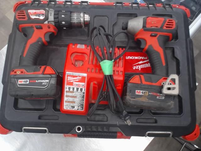 Hammerdrill + impact driver +2batt.chg