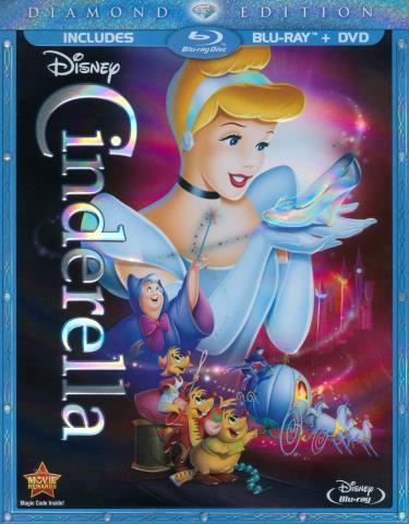 Cinderella bluray+dvd diam ed new