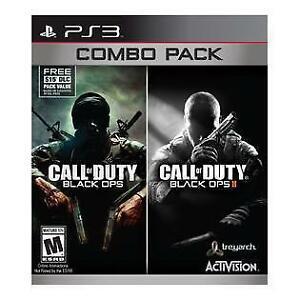 Combo pack call of duty black ops 1 et 2