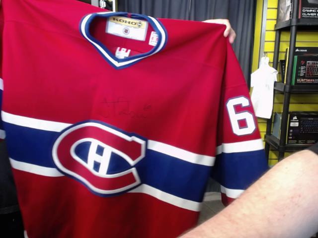 Jersey canadiens mtl jose theo signed