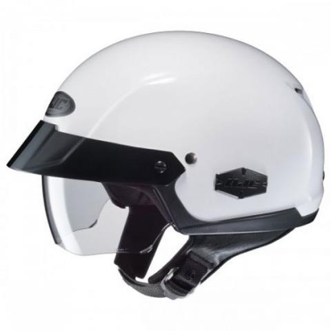 Casque de moto hjc blanc