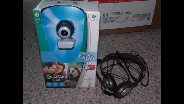 Logitech webcam quick chat dans boite