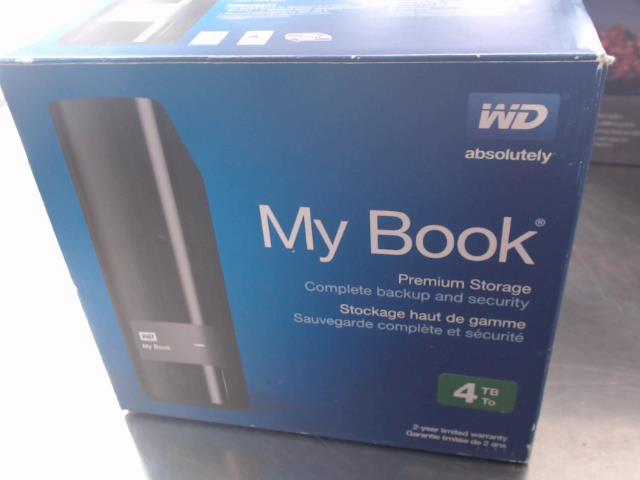 My book disque dure 4tb