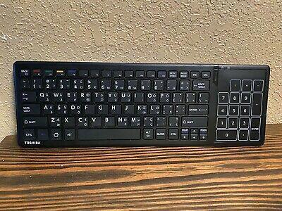 Toshiba wireless touchpad keyboard