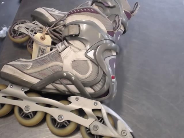 Rollerblade pour fille rose et blanc