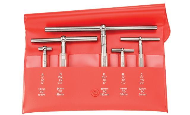 Gage set of fiv4e telescoping gage