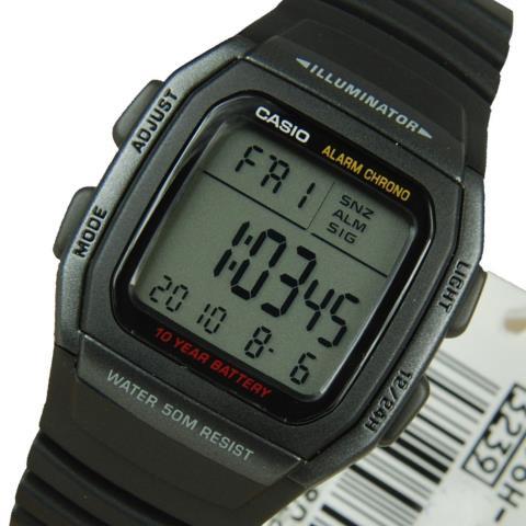 Montre casio water resistant