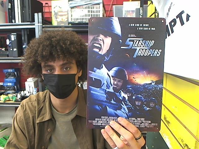 Starship troopers poster metal