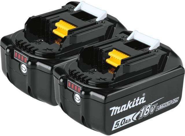 Makita 2 battery 18v 5.a