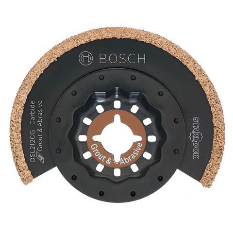 Grout and abrasive saw blade