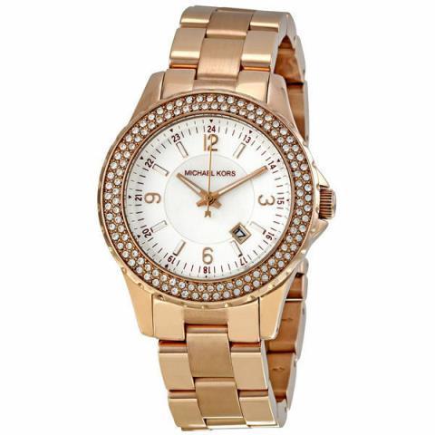 Michael kors watch bronze w small diamon