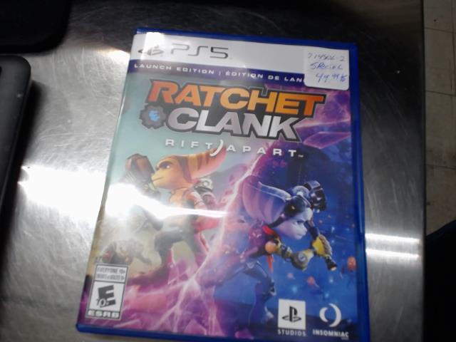 Cd ps5 ratchet clank rif apart