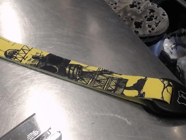 Strap de guitar jaune