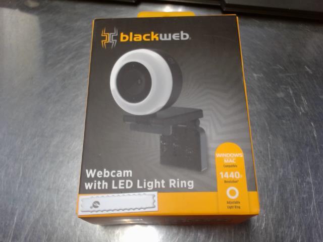 Webcam led light ring 1440p neuve