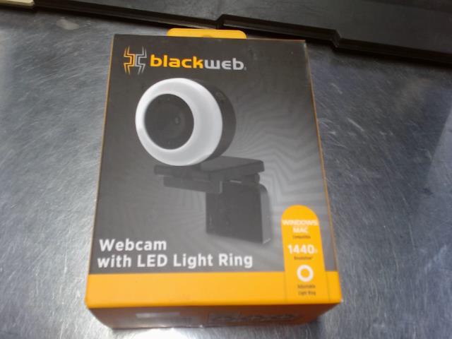 Webcam led light ring 1440p neuve