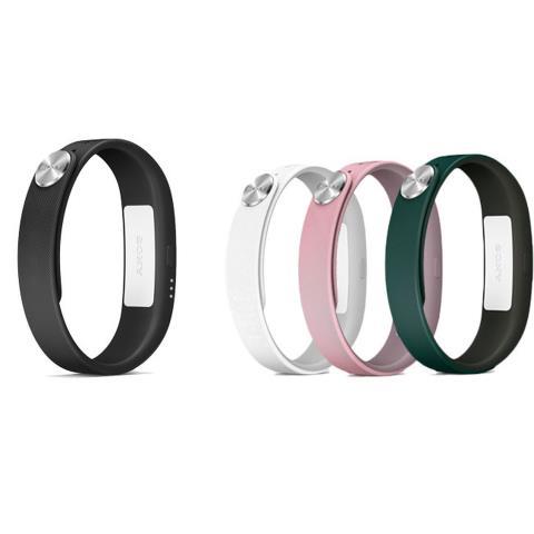 Smartband blanc dans bracelet noir