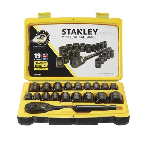 27 pcs black chrome socket set