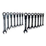 14pcs black chrome flexhead