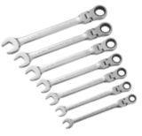 7 pcs flex-head ratcheting wrench set