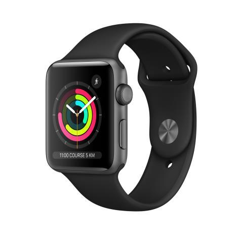 Apple watch series 3 + bande noire