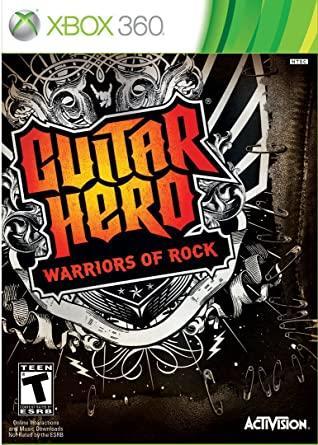 Guitar hero warriors of rock xbox 360