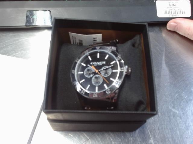 Montre stainless homme coach