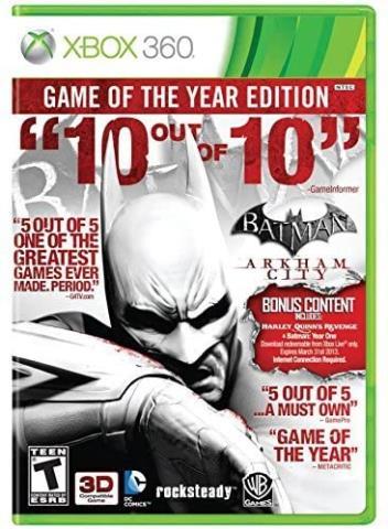 Batman arkham city goty xb360