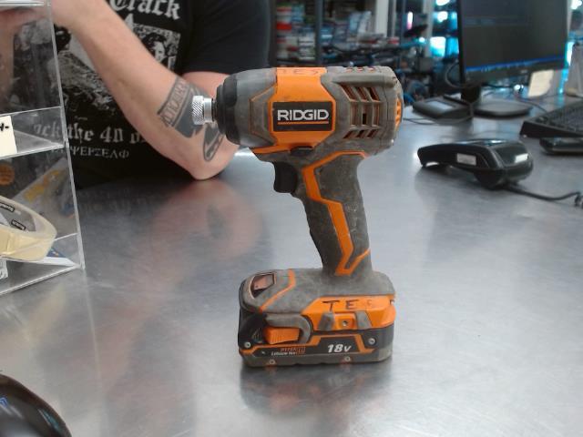 Impact ridgid+batt lithium