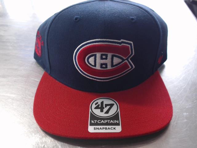 Snapback des canadiens bleu