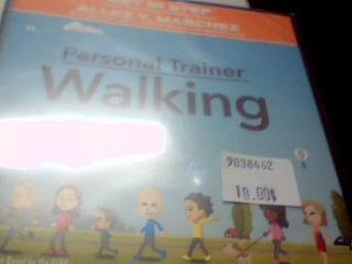 Personal trainer walking