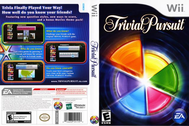 Trivia pursuit wii game