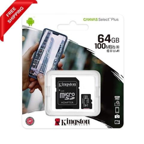 Carte memoire 64gb 100mb/s kingston