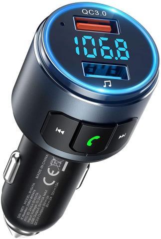 Digital fm transmitter with usb charging