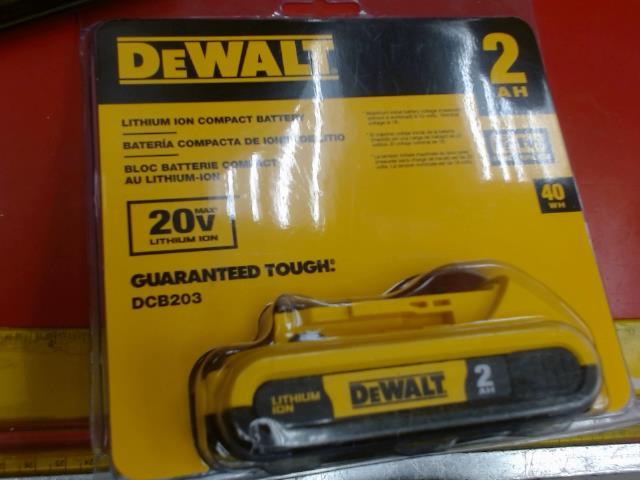 Batterie 2 ah 20v dewalt neuf