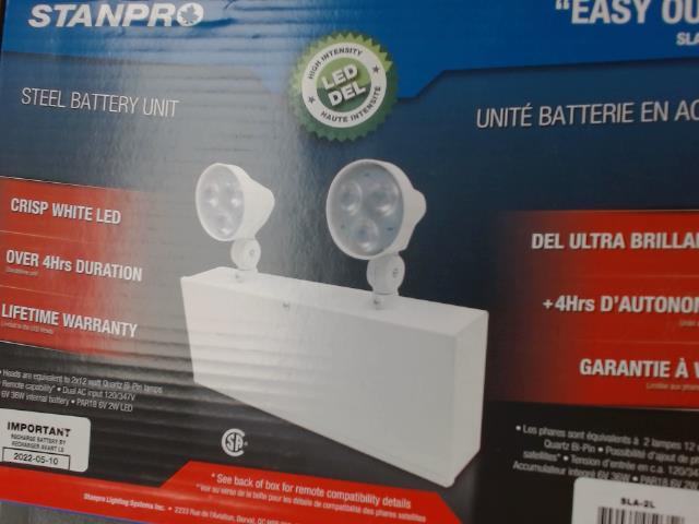 Steel battery unit led