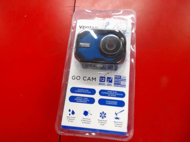 Camera vivitar go cam neuve +acc complet