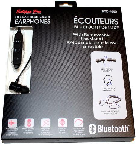 Deluxe bluetooth earphones