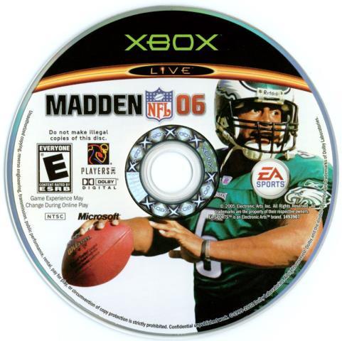 Madden nfl 06 xbox