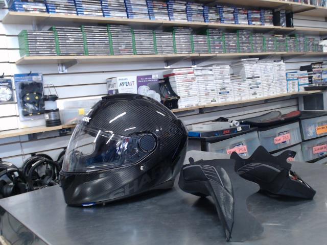 Casque moto carbon full face + acc