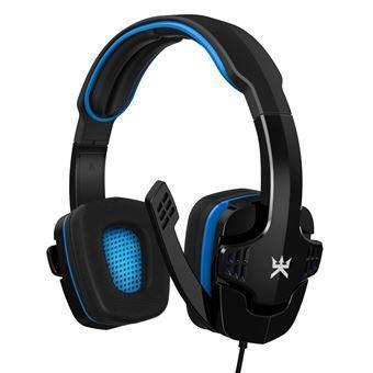 Casque gaming noir et bleu