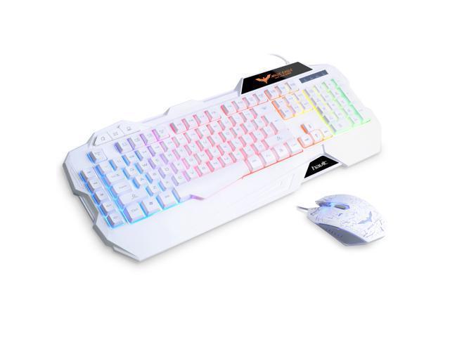 Keyboard and mouse combo white