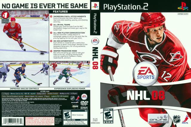 Nhl08 ps2