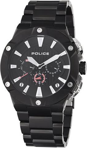 Montre police timepiece noire